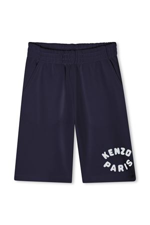 Bermuda in cotone blu navy KENZO KIDS | K61181848